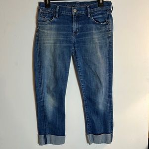 Citizens of Humanity cropped, straight leg Dani jeans Size 27